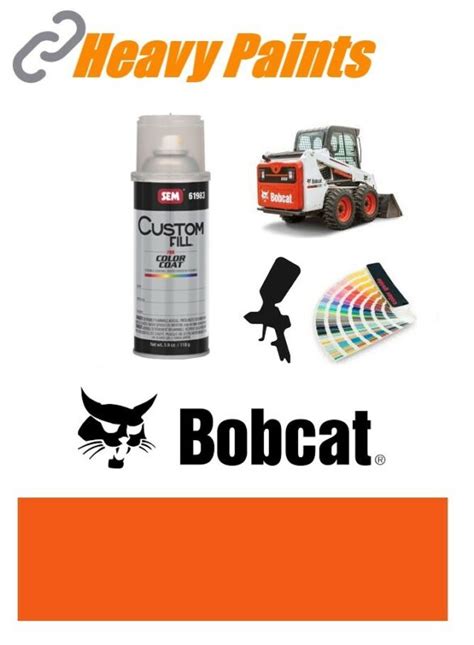 bobcat skid steer spray paint|bobcat paint color chart.